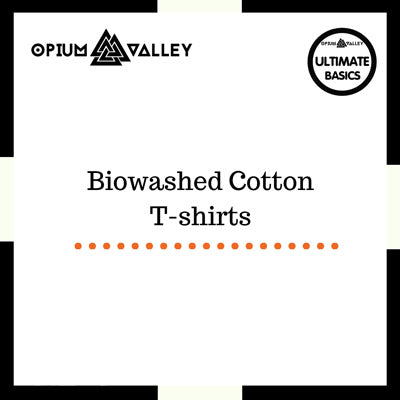 Biowashed Cotton T-Shirts