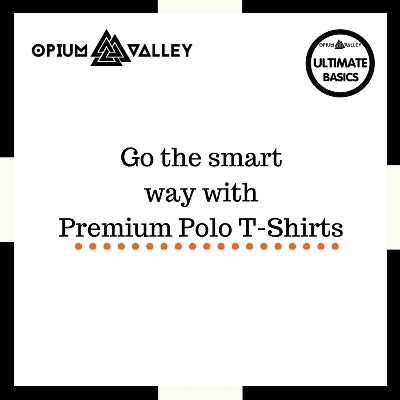Go the smart way with premium polo t-shirts