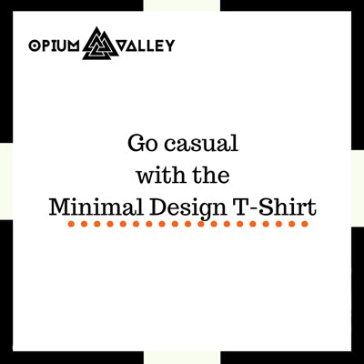 Go casual with the minimal design t-shirt