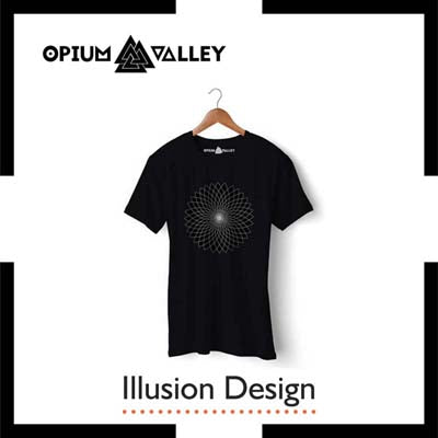 Illusion - Round Neck T-Shirts