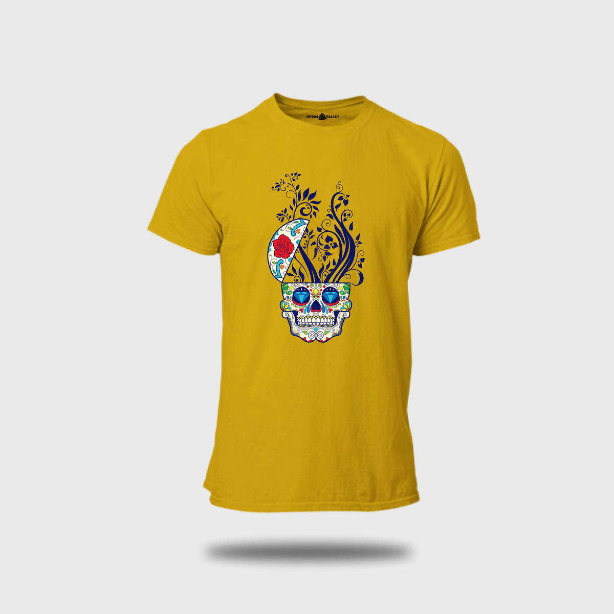 Men's Trippy Head Graphic T-Shirt - Mind-Bending Psychedelic Art