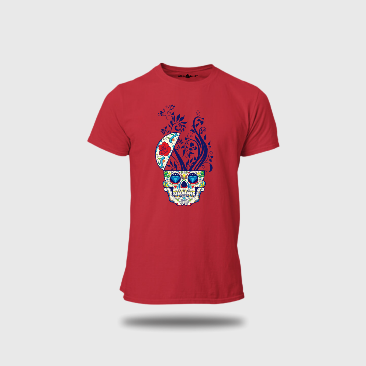 Psychedelic Trippy Head T-shirt - Detailed Design