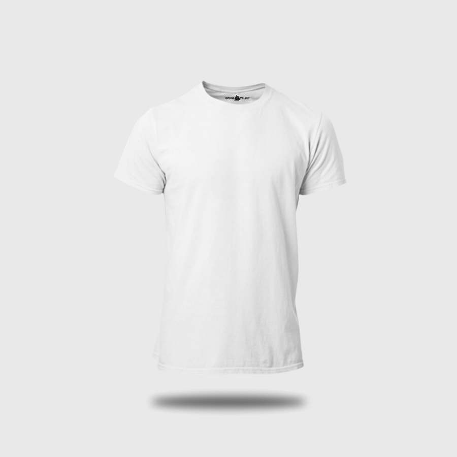 White - Round Neck T-Shirt