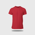 Red - Round Neck T-Shirt - OPIUM VALLEY
