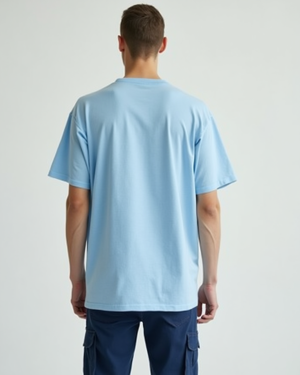 Men's Baby Blue Classic Tee - Relaxed Fit