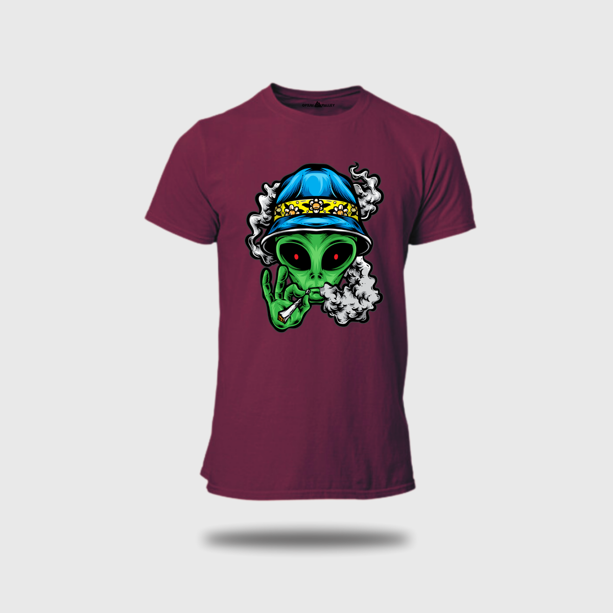 Funny Stoner Alien T-shirt - Relaxed Fit