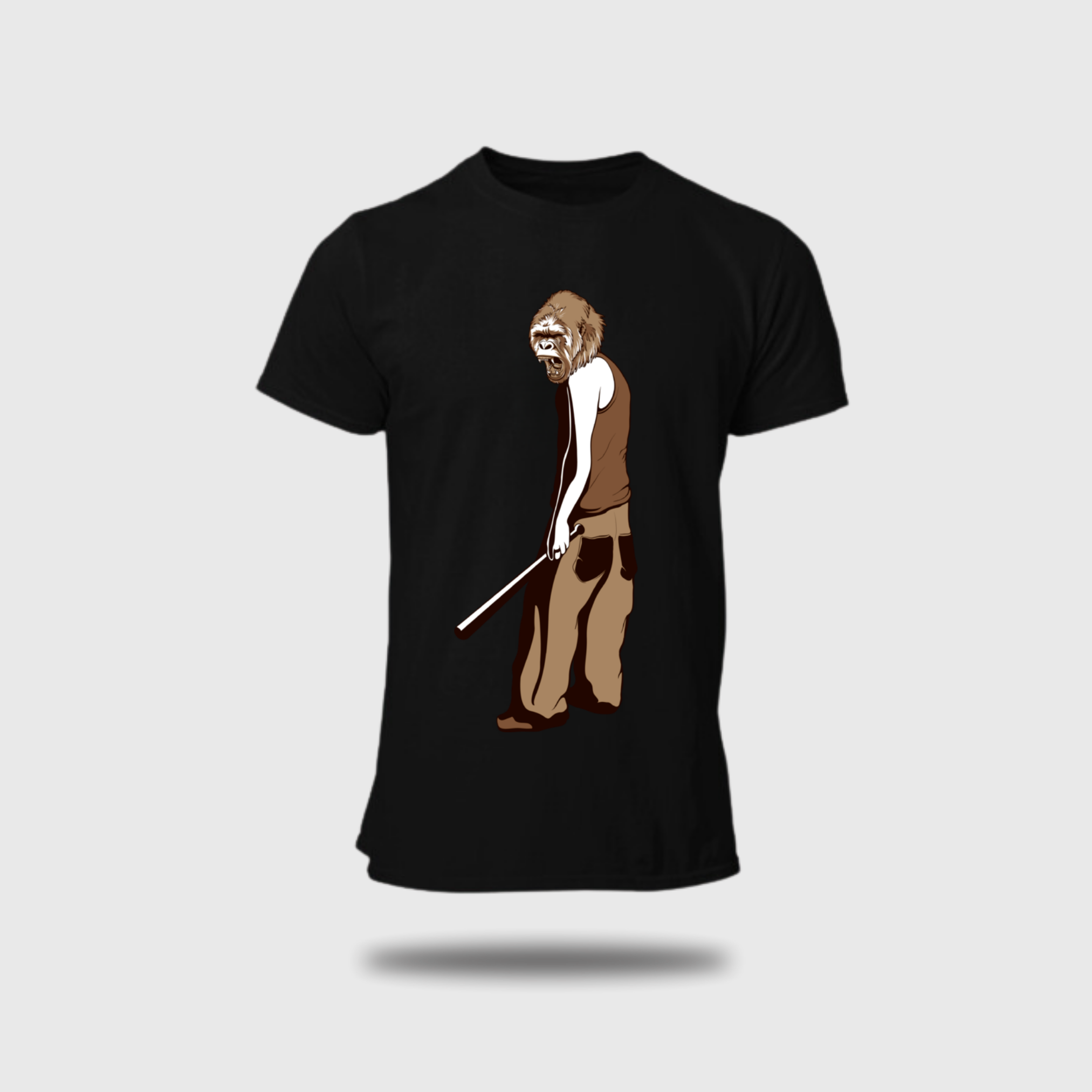 Angry Ape - Round Neck T-Shirt - OPIUM VALLEY