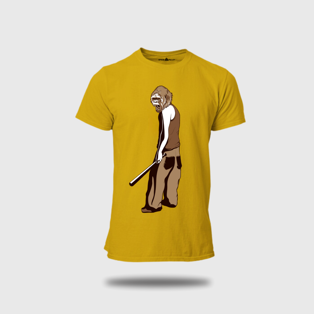 Angry Ape - Round Neck T-Shirt - OPIUM VALLEY