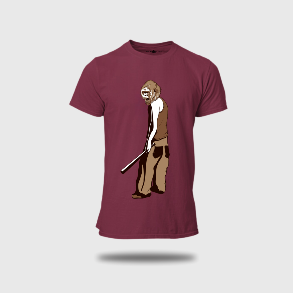 Angry Ape - Round Neck T-Shirt - OPIUM VALLEY