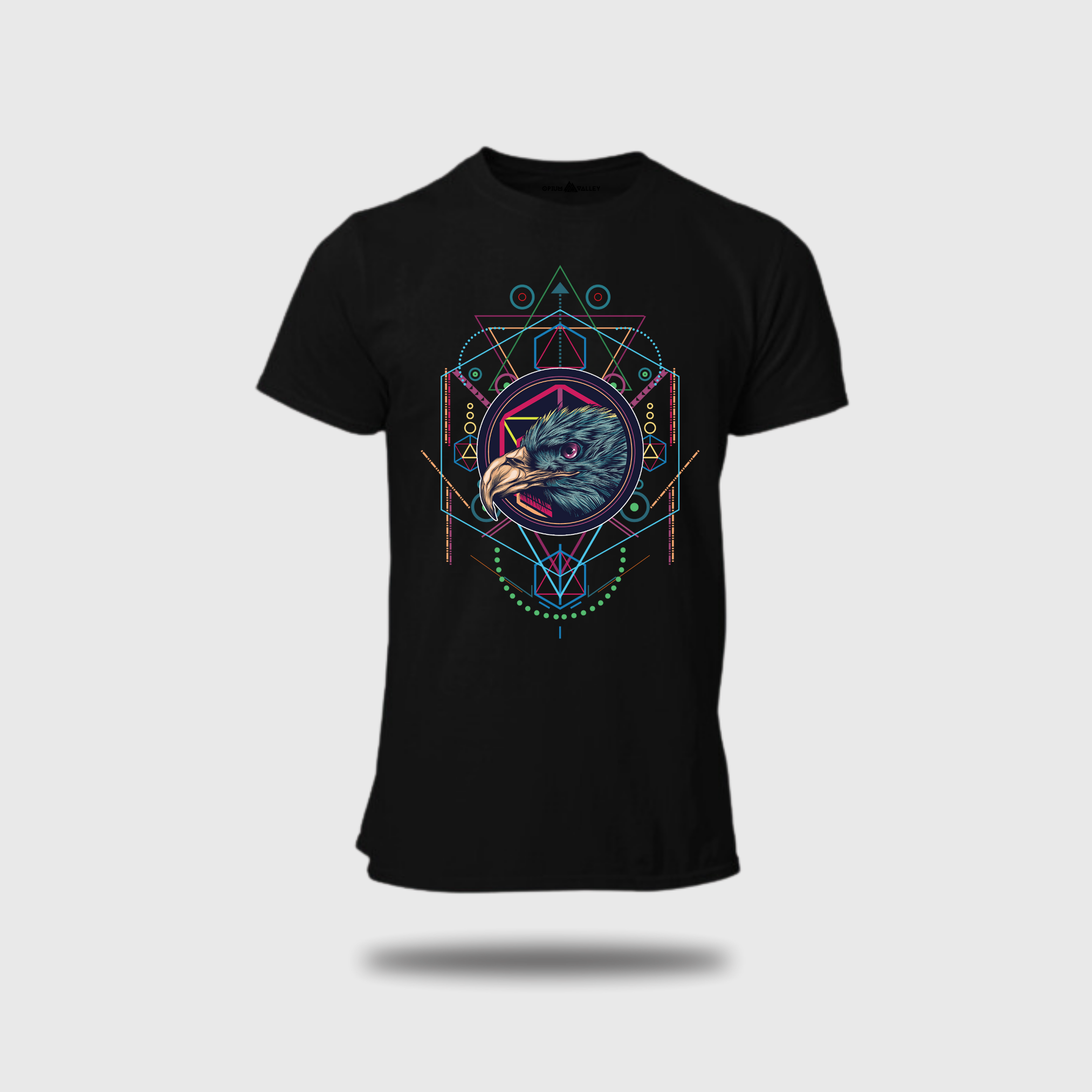 Bird Of Prey - Round Neck T-Shirt - OPIUM VALLEY