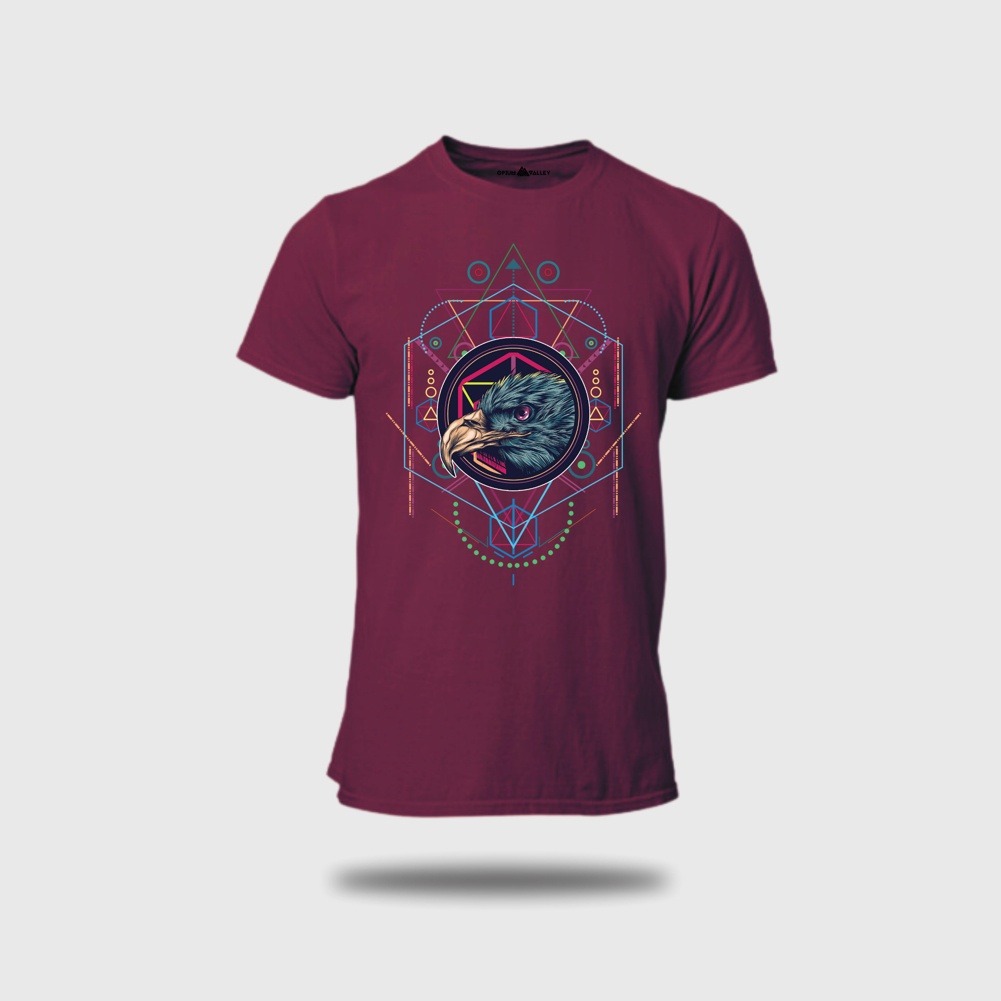 Bird Of Prey - Round Neck T-Shirt - OPIUM VALLEY