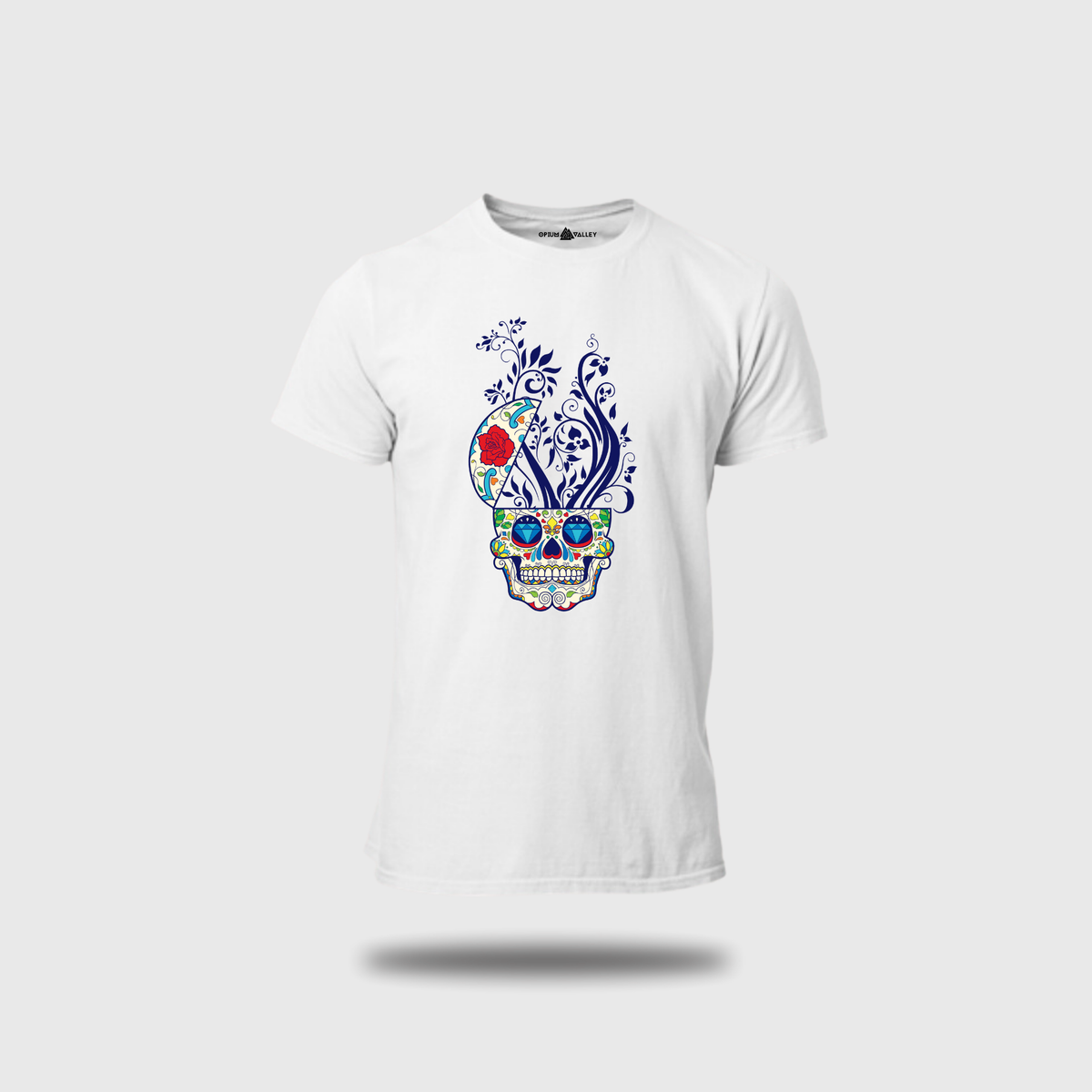 Psychedelic Trippy Head T-shirt - Detailed Design