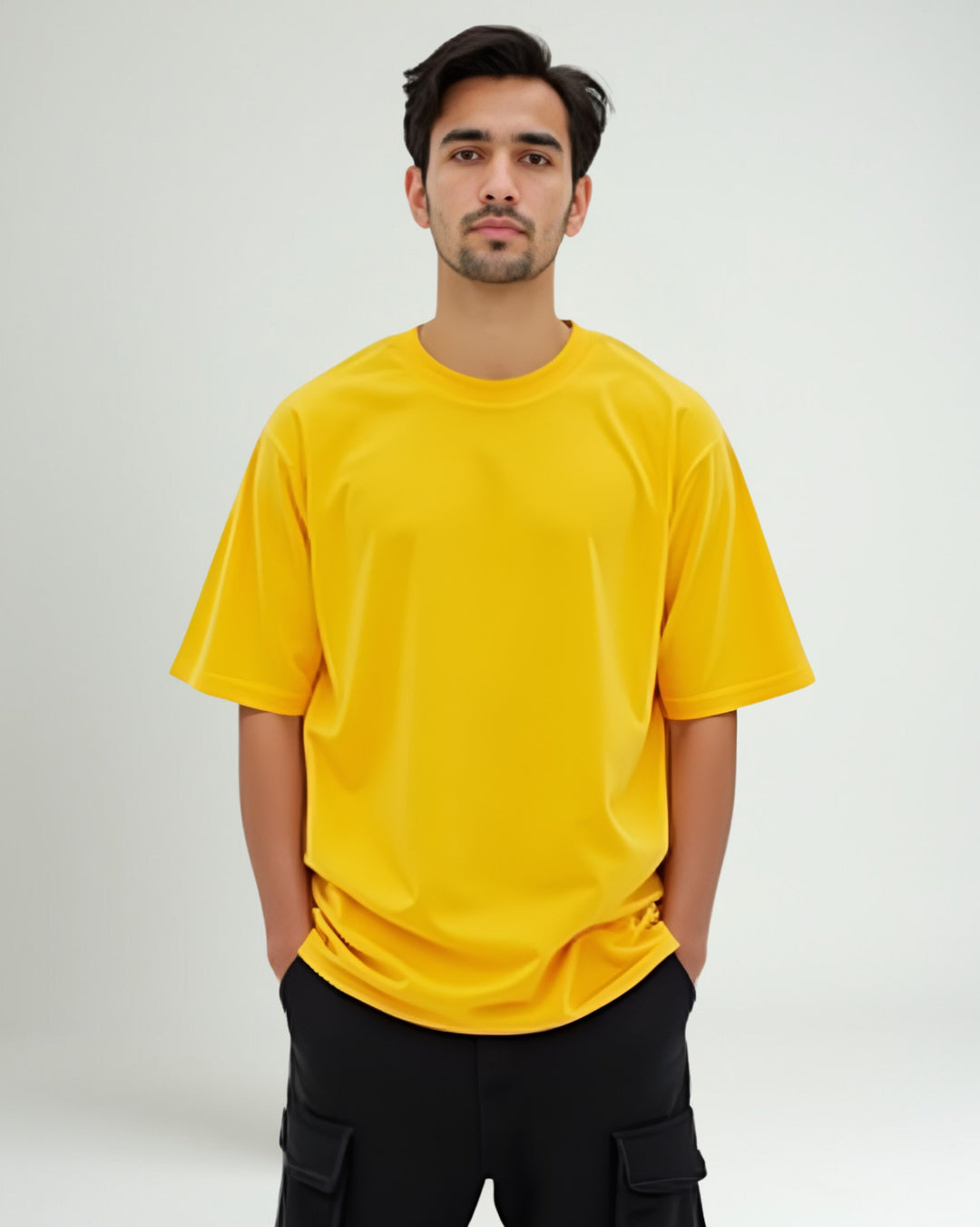 Golden Yellow Oversized T-Shirt - Women's Trendy Style