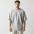 Opium Valley Grey Oversized T-Shirt - Front View