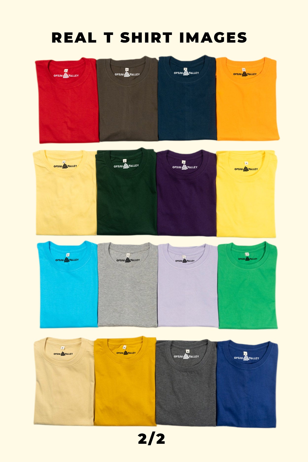 Opiumvalley basic round neck t-shirt for men and women – premium cotton, minimal streetwear fashion, casual unisex tee with comfort fit – shop online in India