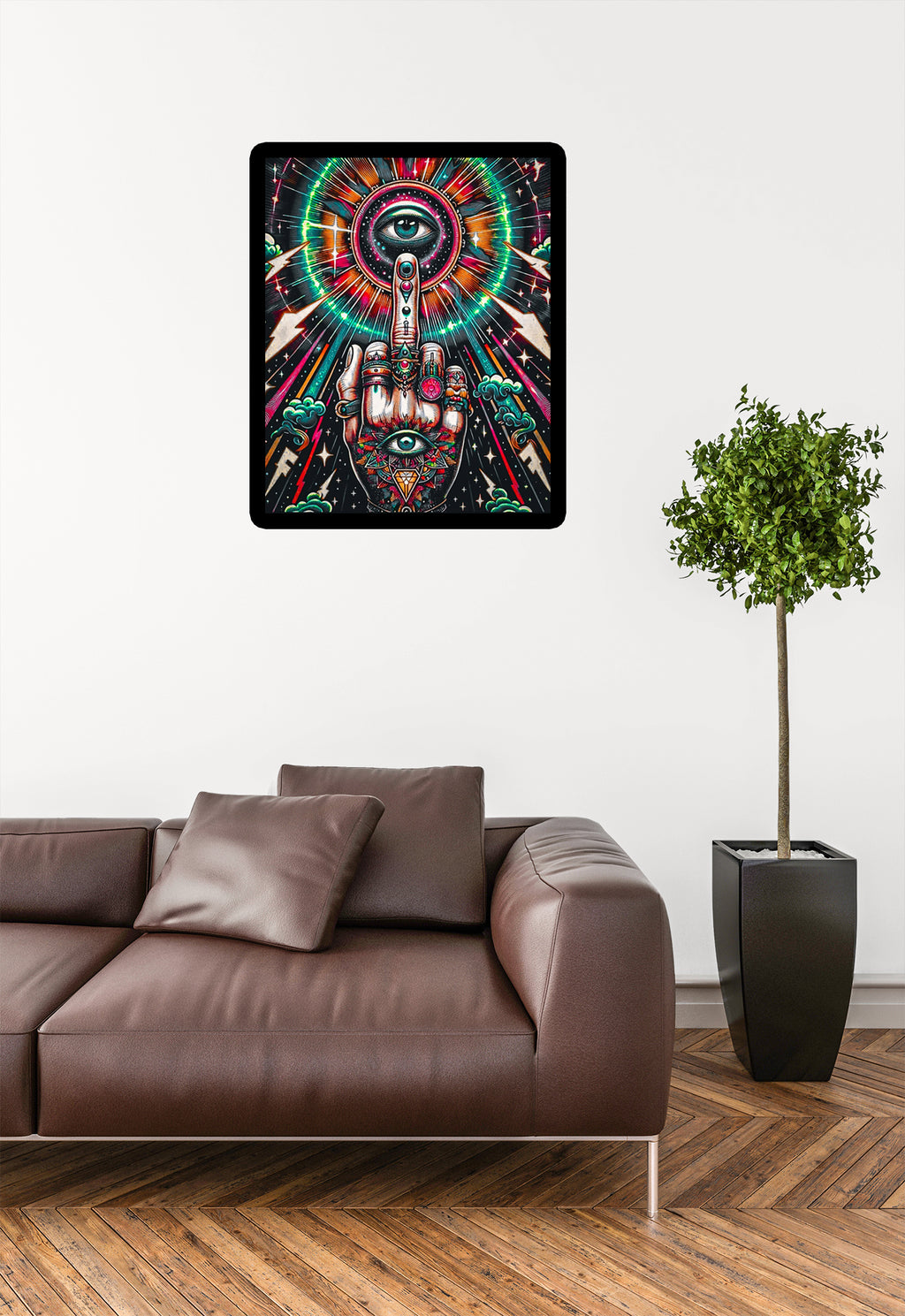 Psychedelic Finger poster