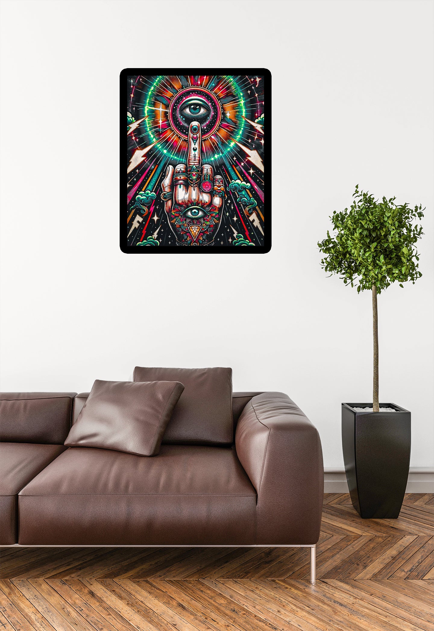 Psychedelic Finger poster