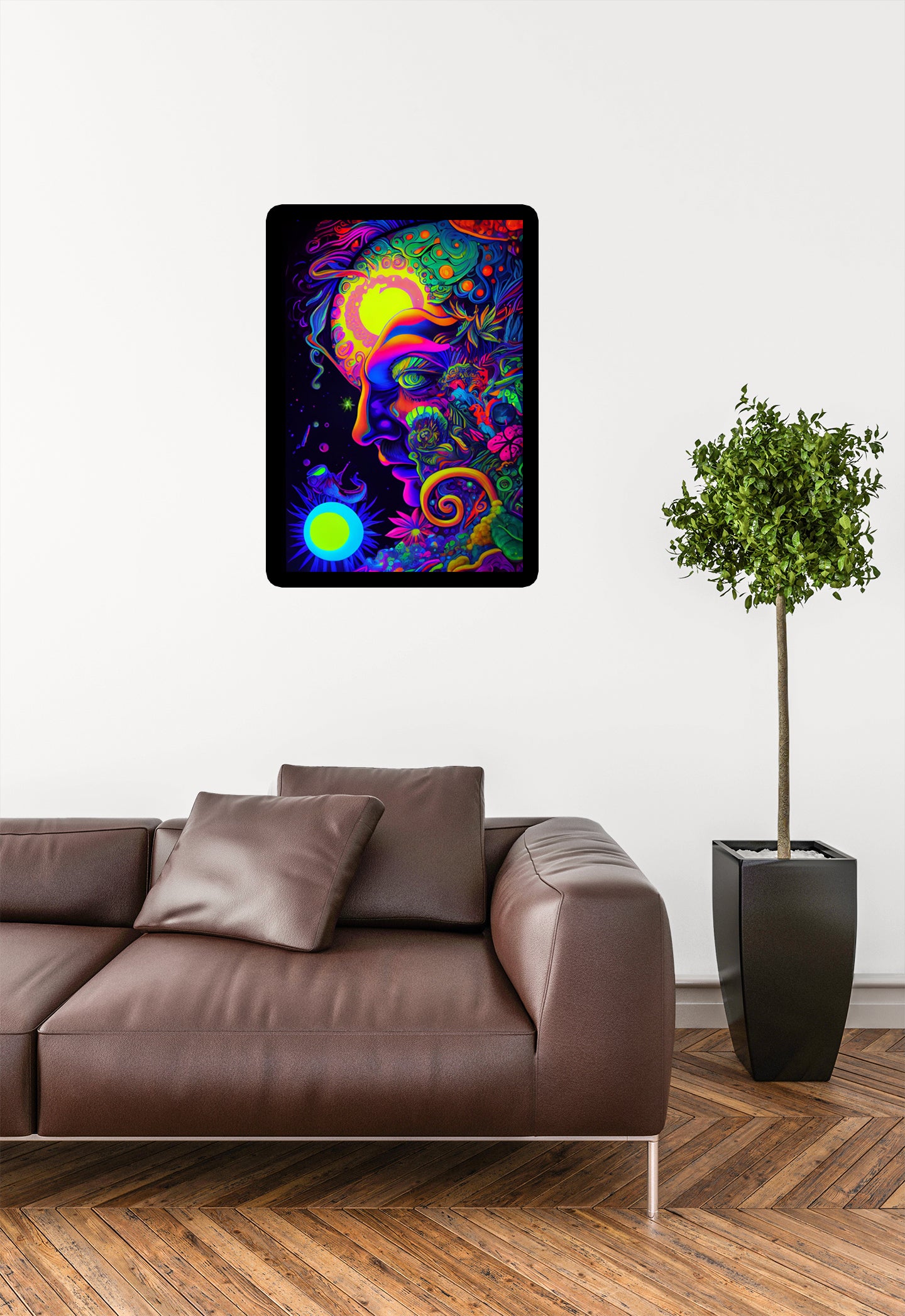 Trippy Art painting Poster