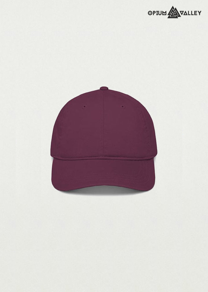 Plain classic baseball cap with curved brim and breathable fabric – minimal streetwear headwear by Opiumvalley