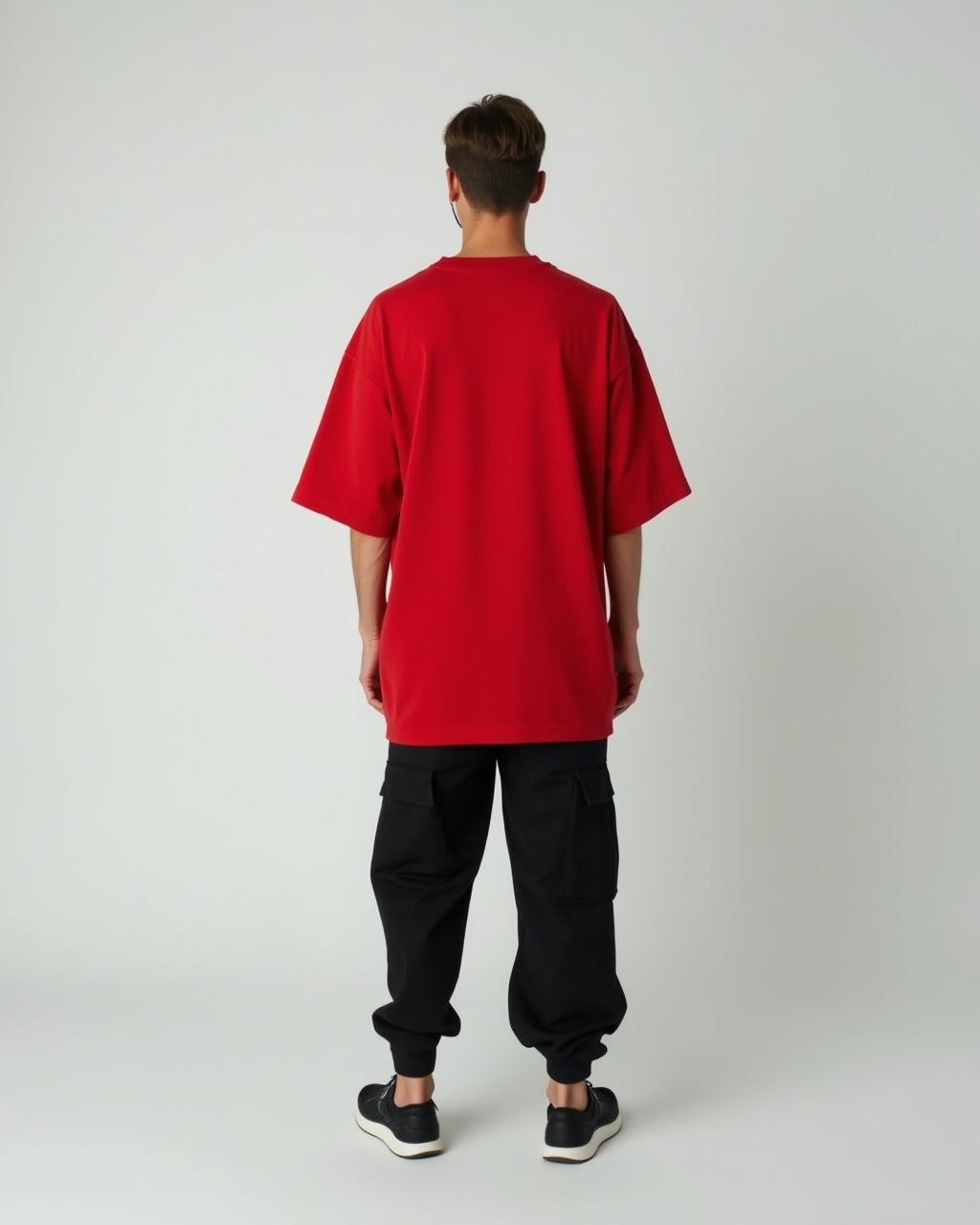 The perfect red 240GSM oversize T-shirt. Designed for comfort, durability, and a relaxed, modern fit.