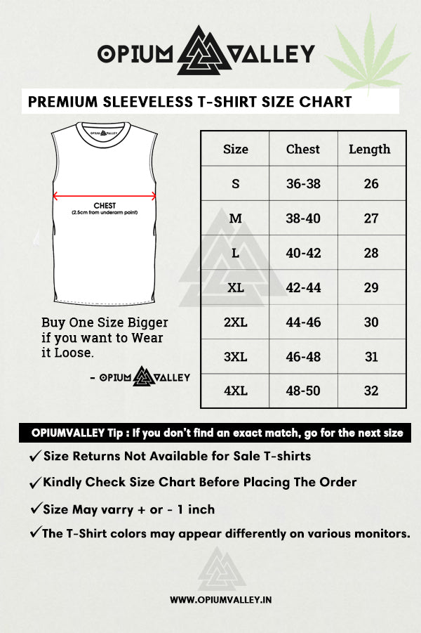 Black sleeveless gym vest for men size chat by Opiumvalley