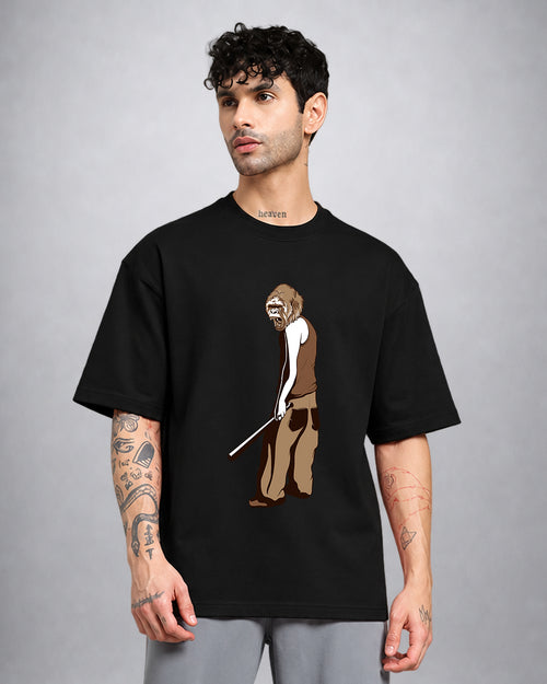 Angry Ape psychedelic trippy T-shirt oversized fit by Opium Valley