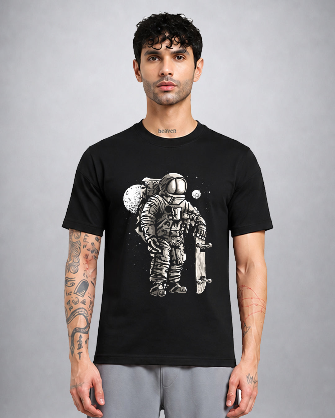 Astro Skater psychedelic trippy T-shirt regular fit by Opium Valley