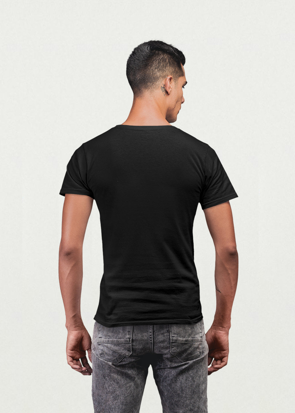 Discover premium basic round neck T-shirts at Opiumvalley. Soft, durable, and made in India. Perfect fit for daily wear and minimal street style.