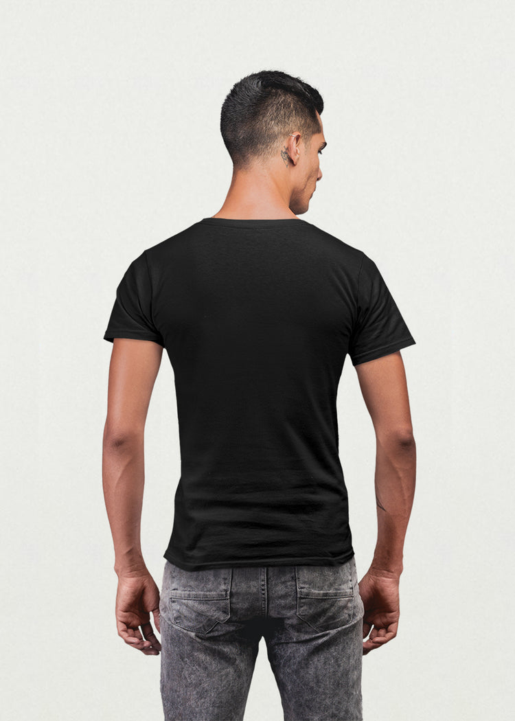 Discover premium basic round neck T-shirts at Opiumvalley. Soft, durable, and made in India. Perfect fit for daily wear and minimal street style.