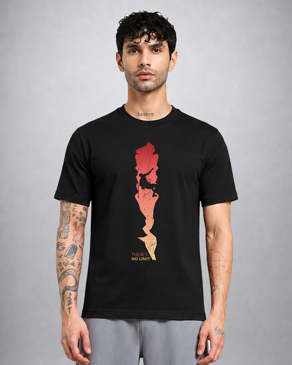 Climb psychedelic T-shirt regular fit with surreal trippy artwork by Opium Valley