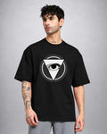 Conspiracy psychedelic T-shirt oversized fit with dark surreal graphic by Opium Valley