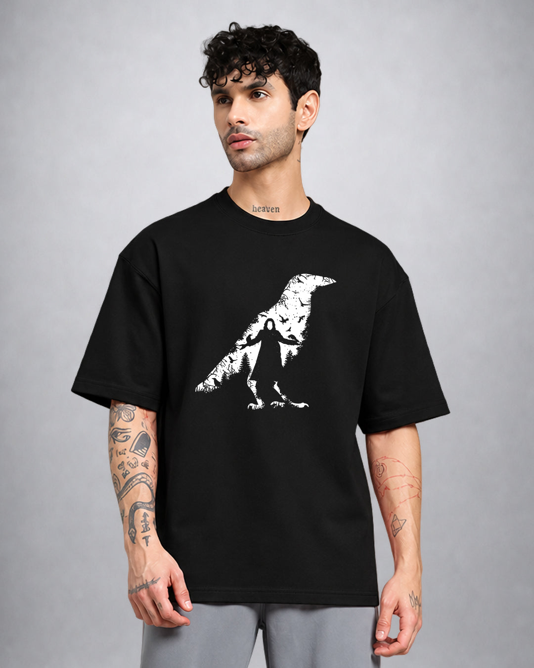 Crowley Trippy T-Shirt oversized fit psychedelic streetwear by Opium Valley