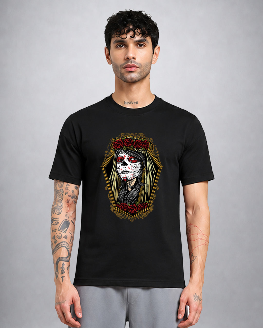 Dia De Los Muertos TRIPPY TSHIRT regular fit psychedelic streetwear by Opium Valley