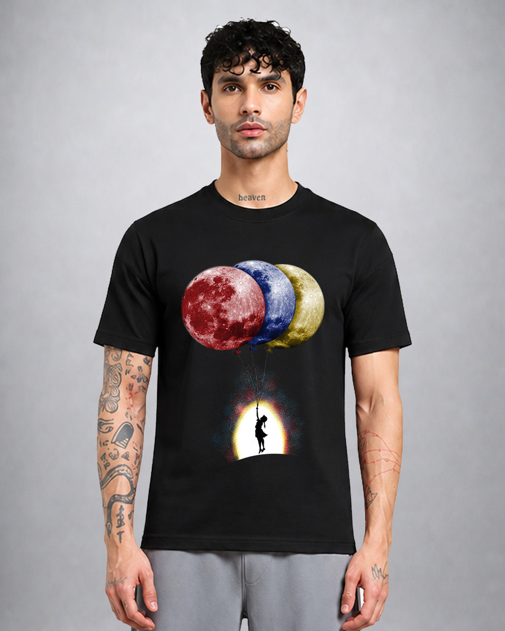 Dreamers psychedelic T-shirt regular fit with surreal cosmic artwork by Opium Valley