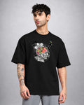 Enlightenment psychedelic T-shirt oversized fit with mystical third-eye artwork by Opium Valley