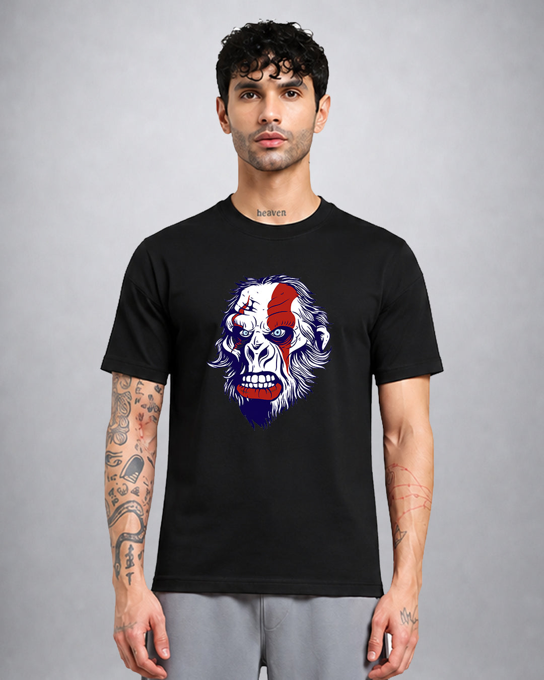 God Of War psychedelic t-shirt regular fit by Opium Valley