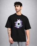 Hands of Light psychedelic T-shirt in oversized fit with mystical trippy artwork