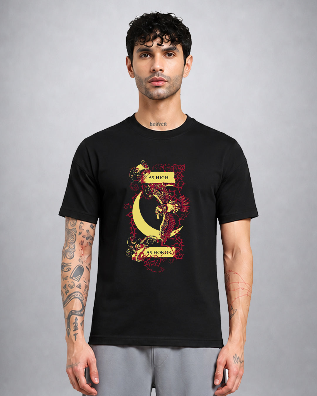 Honor psychedelic trippy t-shirt regular fit with dark consciousness inspired streetwear design