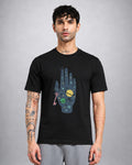 Key To Universe psychedelic trippy t-shirt regular fit with cosmic consciousness streetwear design
