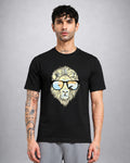 Leisure Lion psychedelic trippy t-shirt regular fit with surreal lion streetwear design