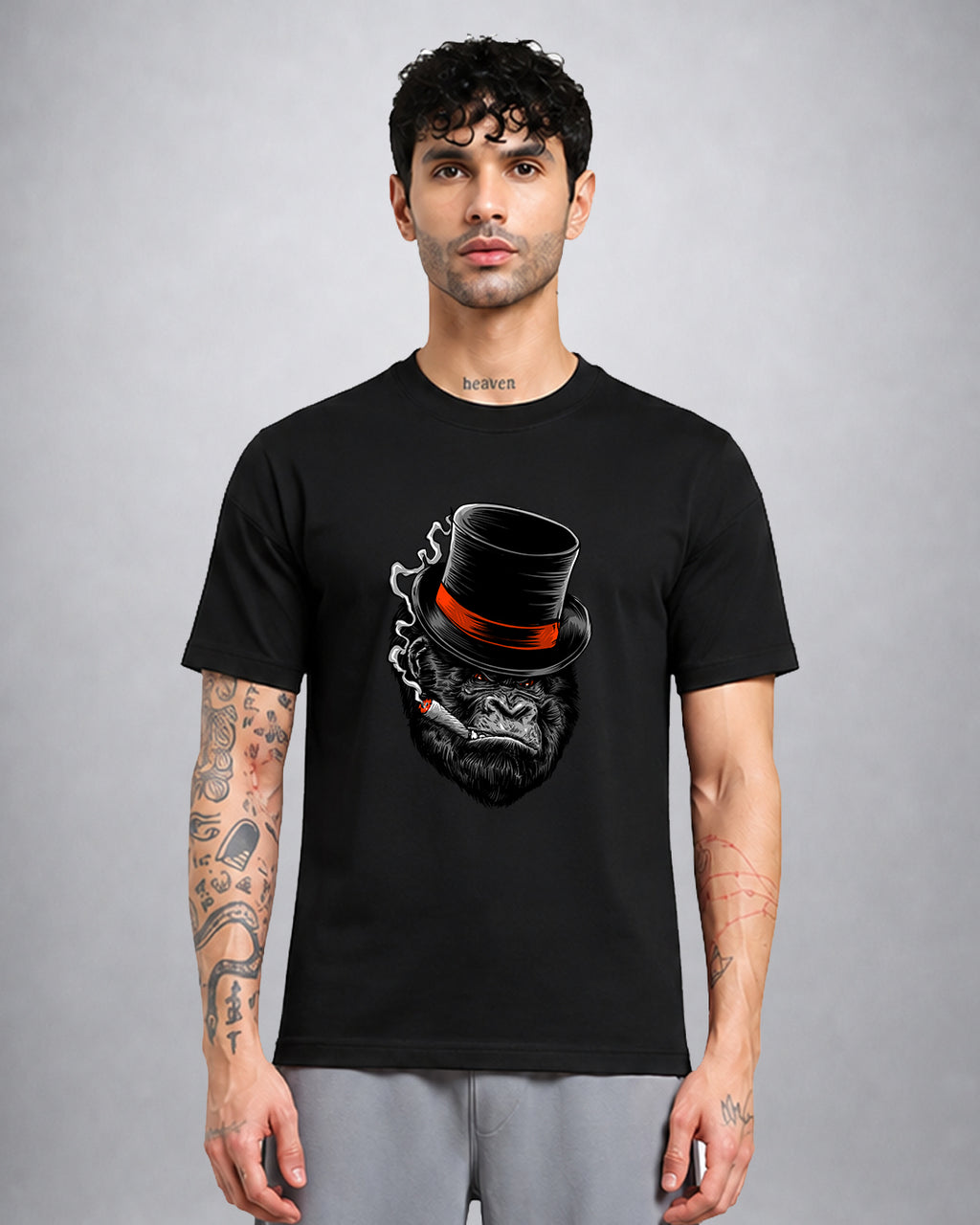 Like A Boss psychedelic trippy T-shirt by Opium Valley, regular fit streetwear design.
