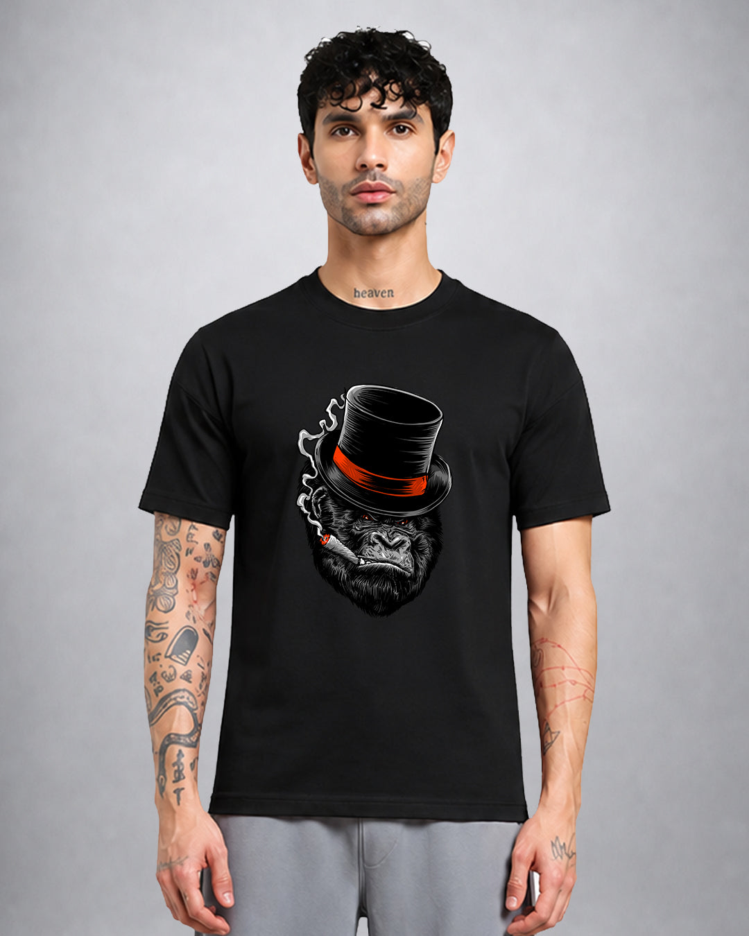 Like A Boss psychedelic trippy T-shirt by Opium Valley, regular fit streetwear design.