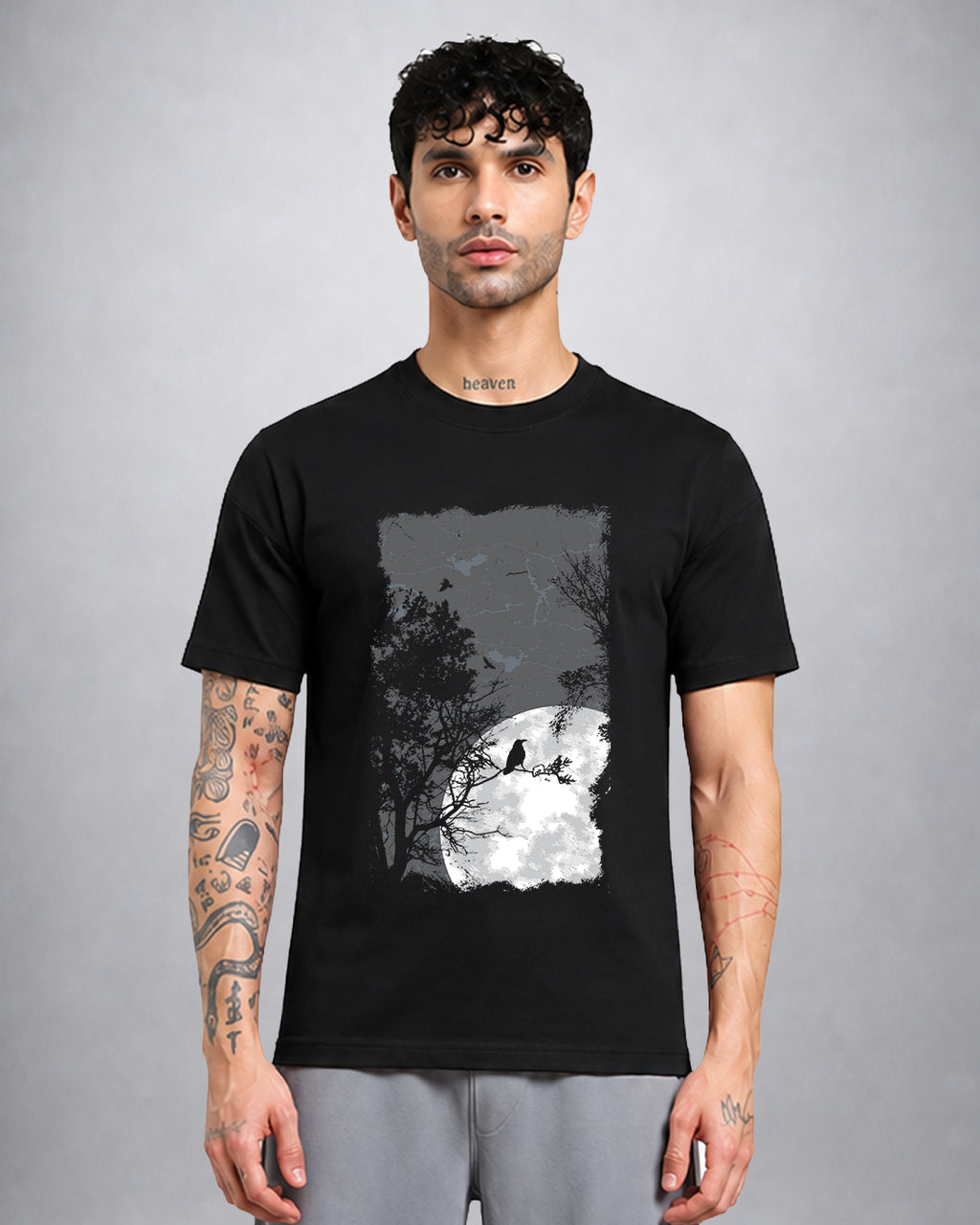 Moon TRIPPY TSHIRT regular fit psychedelic streetwear by Opium Valley