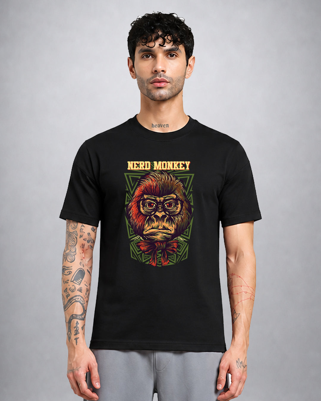 Nerd Monkey TRIPPY TSHIRT regular fit psychedelic streetwear by Opium Valley