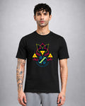 Psy Art psychedelic trippy T-shirt regular fit by Opium Valley