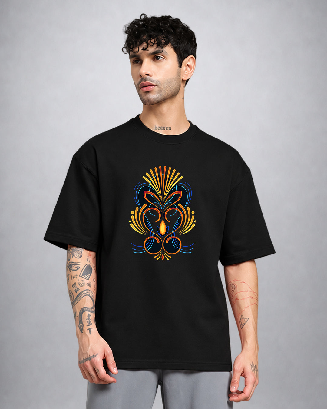 Psy Realm trippy T-shirt oversized fit by Opium Valley