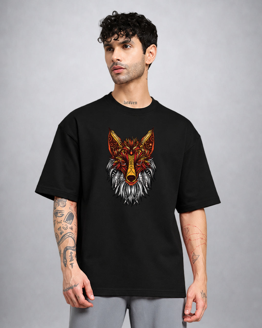 Reynard The Fox trippy T-shirt oversized fit by Opium Valley