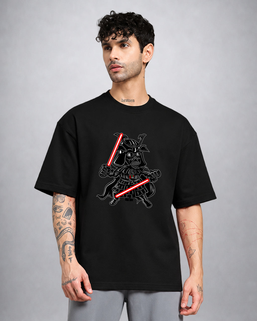 Star Wars psychedelic trippy T-shirt oversized fit with cosmic graphic by Opium Valley