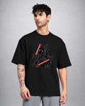 Star Wars psychedelic trippy T-shirt oversized fit with cosmic graphic by Opium Valley