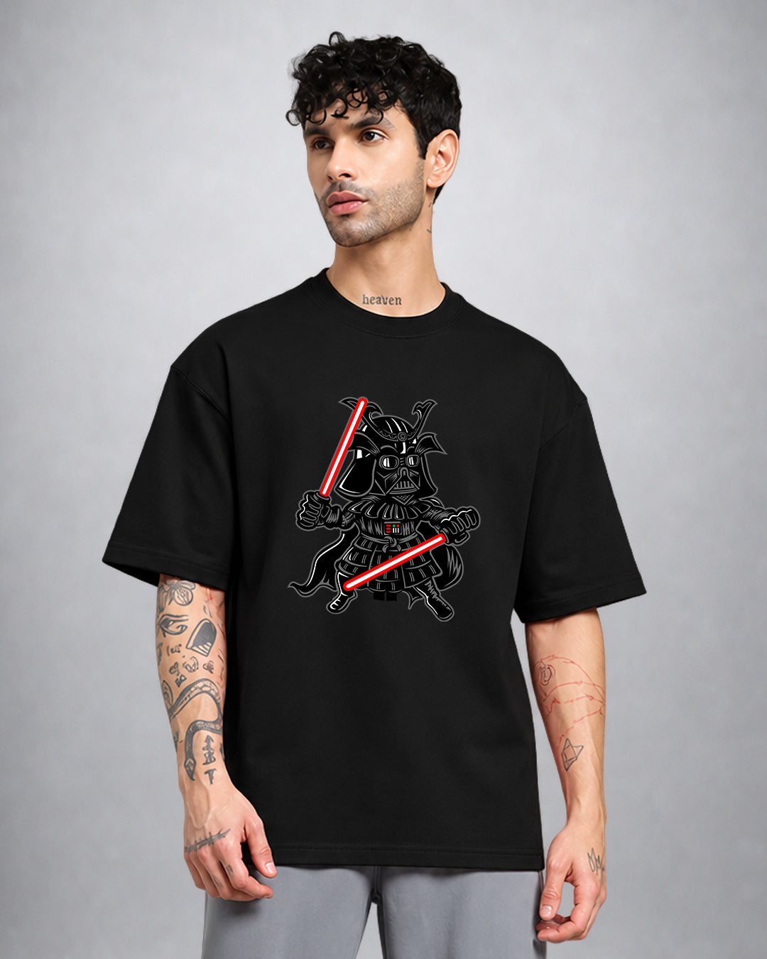 Star Wars psychedelic trippy T-shirt oversized fit with cosmic graphic by Opium Valley
